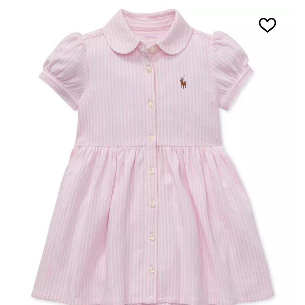 Polo Ralph Lauren Pink Striped Dress